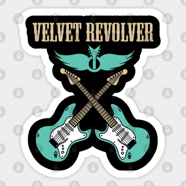 VELVET REVOLVER BAND Sticker by dannyook